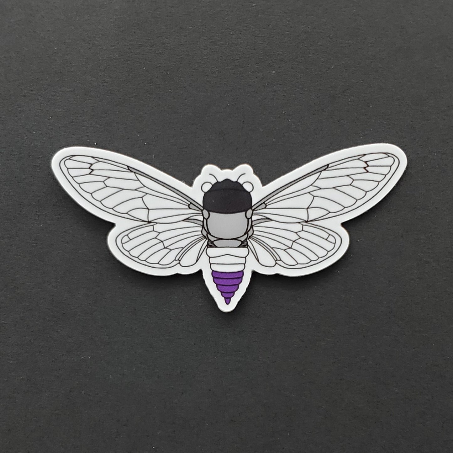Asexual Cicada Sticker