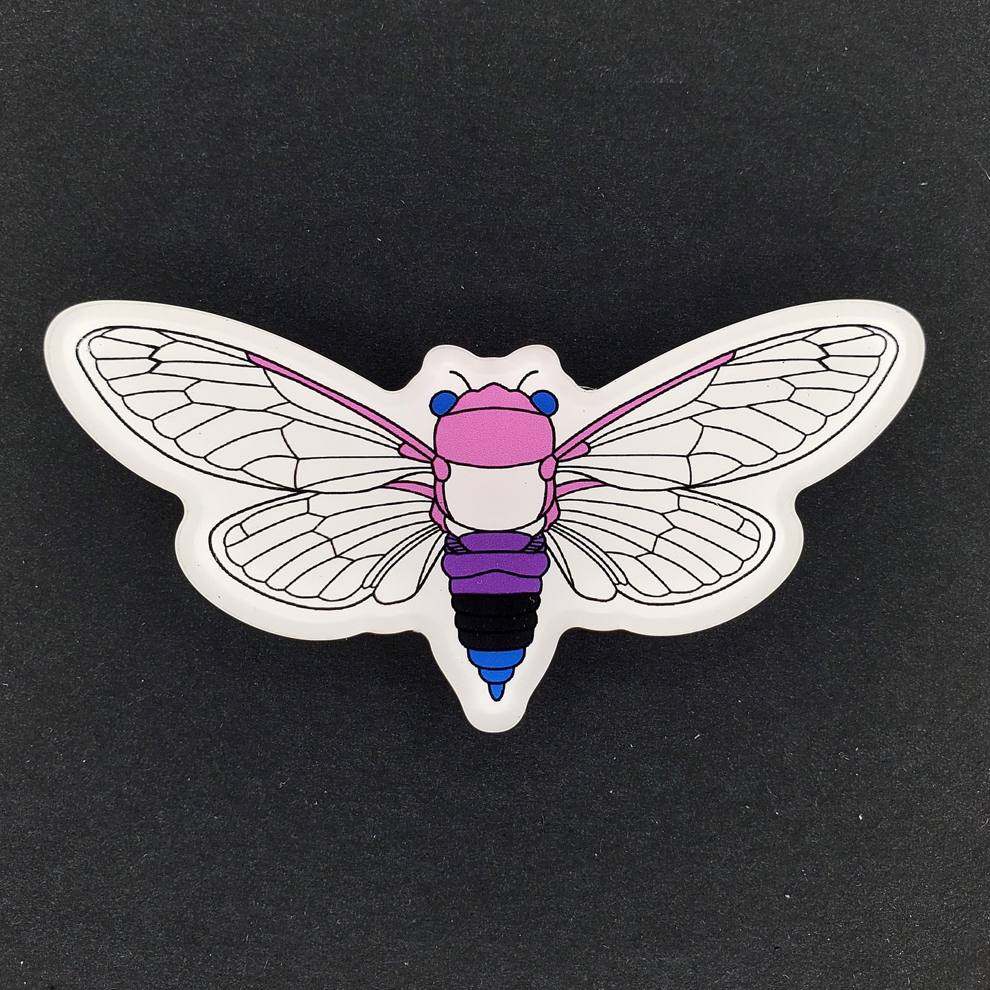 Genderfluid Cicada Magnet