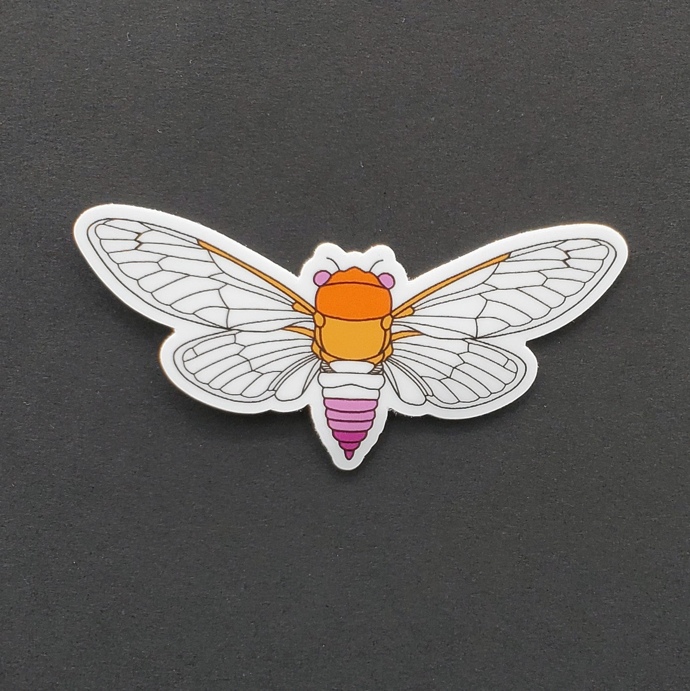 Lesbian Cicada Sticker