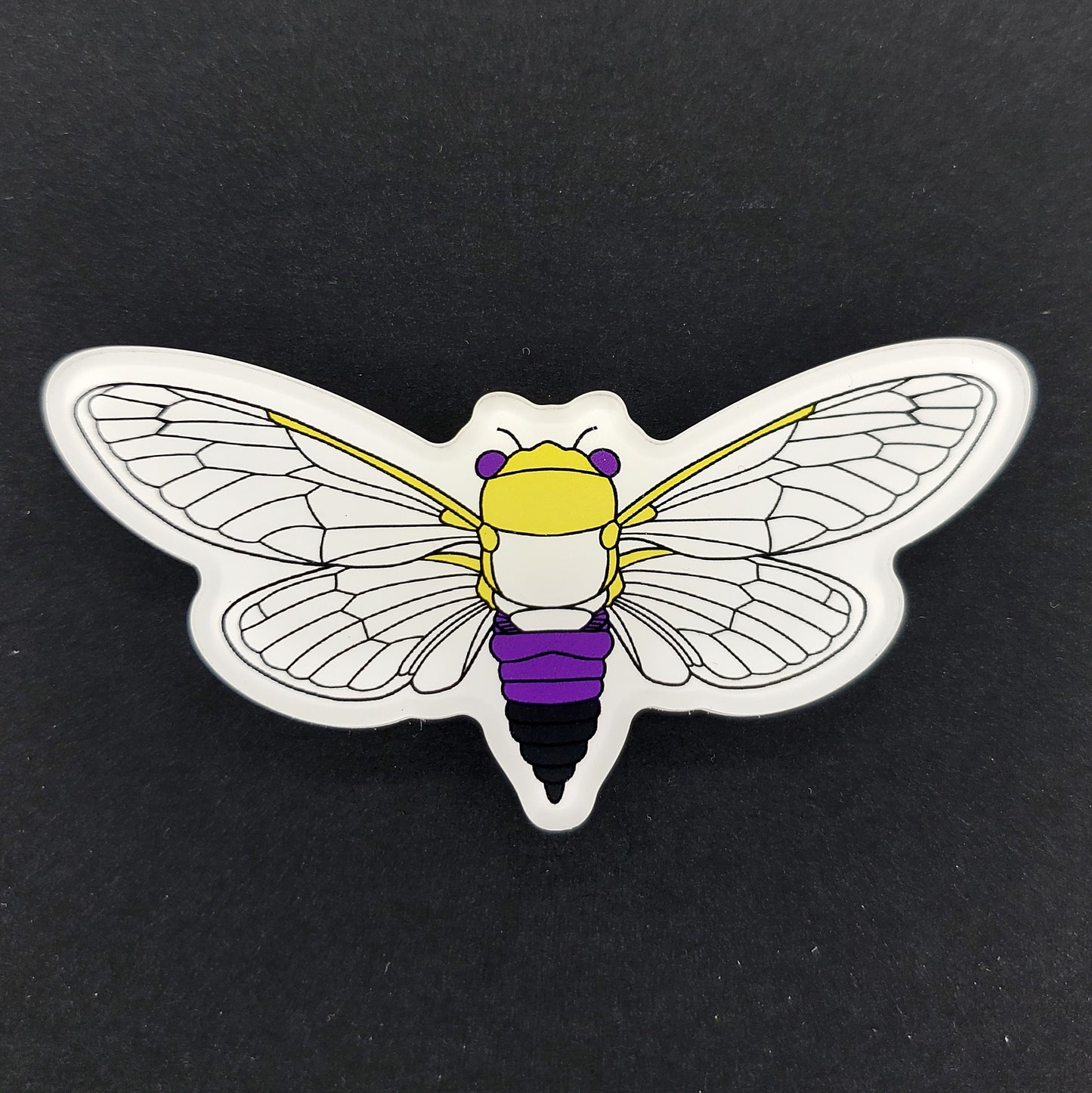 Non-Binary Cicada Magnet