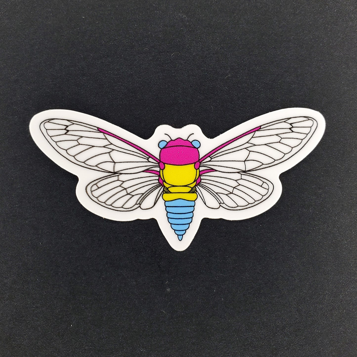 Pansexual Cicada Sticker