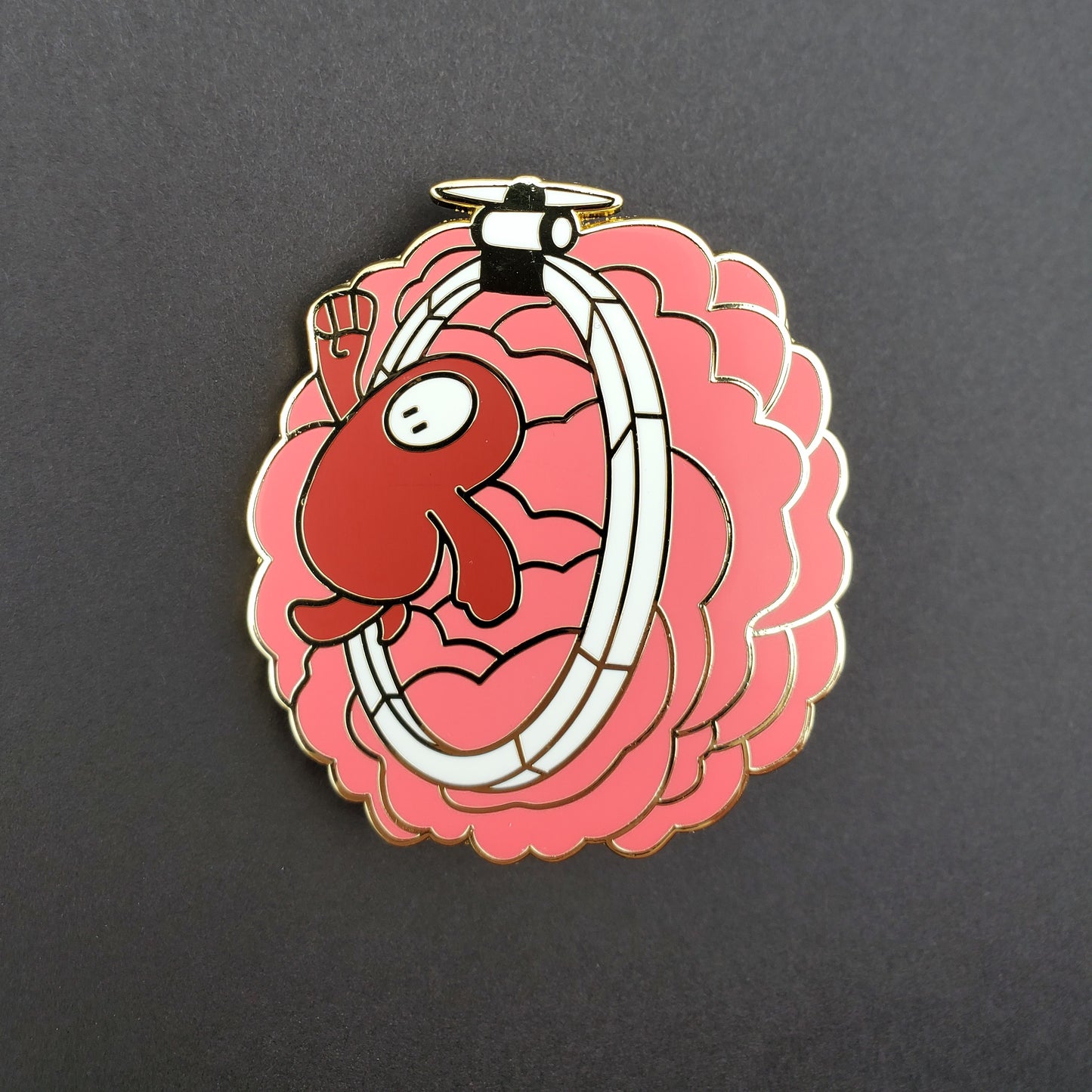 Red Team Fall Guys Pin