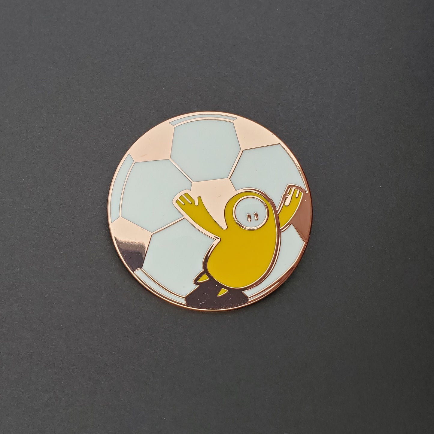 Yellow Team Fall Guys Pin