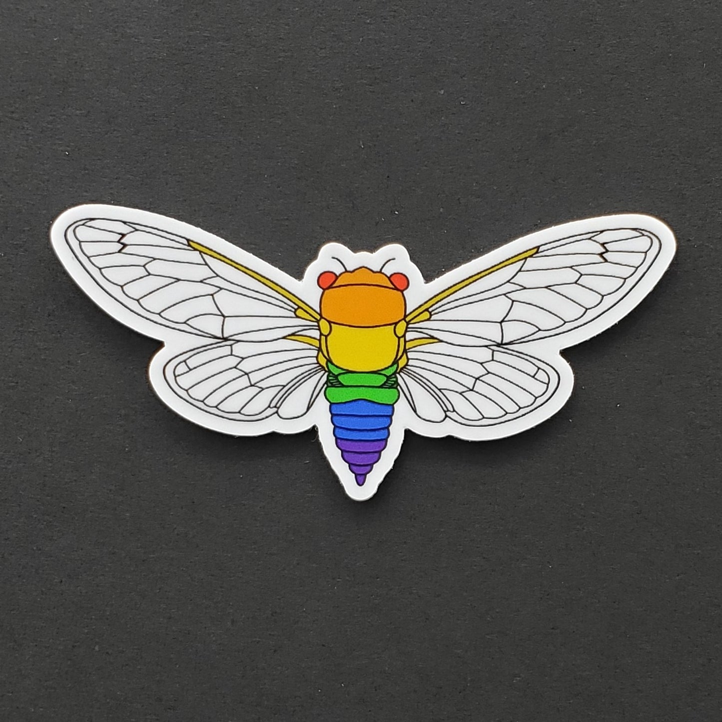 LGBTQ+ Cicada Sticker